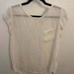 Joie White Blouse